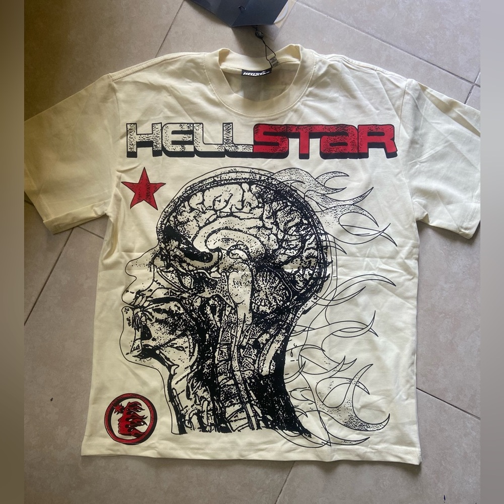 Cream Graphic T-Shirt